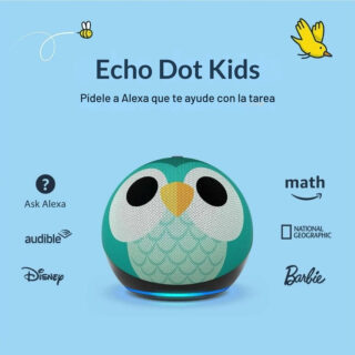 Echo Dot Kids (5a gen) – Altavoz inteligente con Alexa para niños