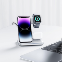 Estación de carga inalámbrico 3 en 1 para Apple – Compatible con iPhone, Apple Watch y AirPods - Imagen 4