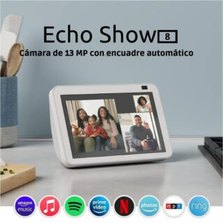 Amazon Echo Show 8 (3ra Gen) – Pantalla inteligente HD con Alexa y cámara mejorada