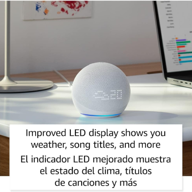  Echo Dot (5.ª generación, modelo de 2022), Parlante inteligente  con Alexa