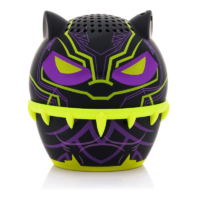 Parlante Bluetooth mini Black Panther con diseño Blacklight edición coleccionable de Marvel