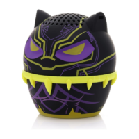 Bitty Boomers – Black Panther Blacklight | Mini parlante Bluetooth edición Marvel coleccionable - Imagen 2