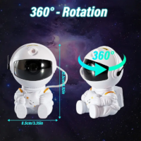 Proyector de Astronauta – Luz nocturna de estrellas y galaxias para niños - Imagen 3