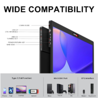 Monitor Portátil ALOLG 13.5" FHD 1080P – Pantalla ligera y versátil para laptop, consola o smartphone - Imagen 4