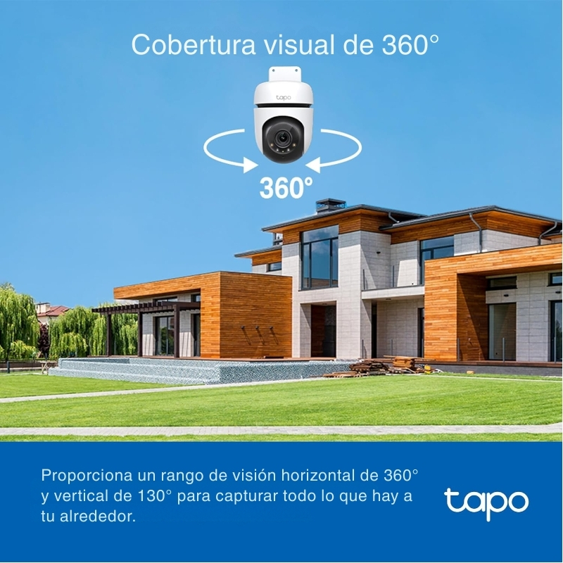 Tapo C510W – Cámara de seguridad Wi-Fi 2K para exteriores con visión nocturna - Imagen 2