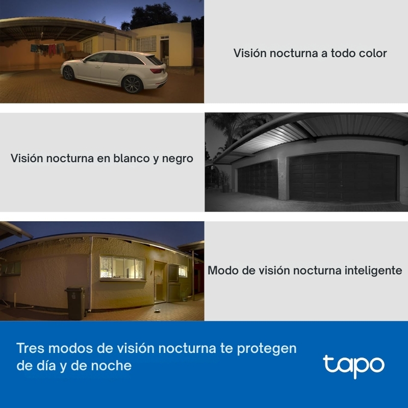 Tapo C510W – Cámara de seguridad Wi-Fi 2K para exteriores con visión nocturna - Imagen 5