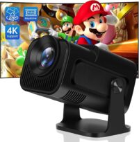 Proyector Android HY320 – Mini proyector portátil Full HD con WiFi, Bluetooth y Android integrado - Imagen 2